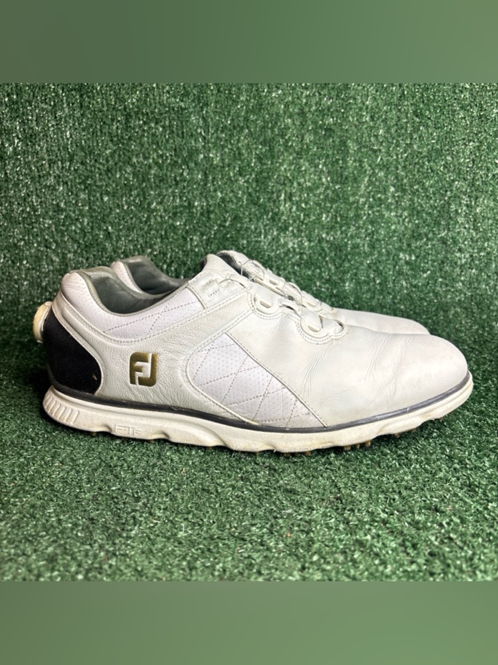 Footjoy Golf Shoes Sneakers Size 11 M White Leather Pro SL BOA Performance